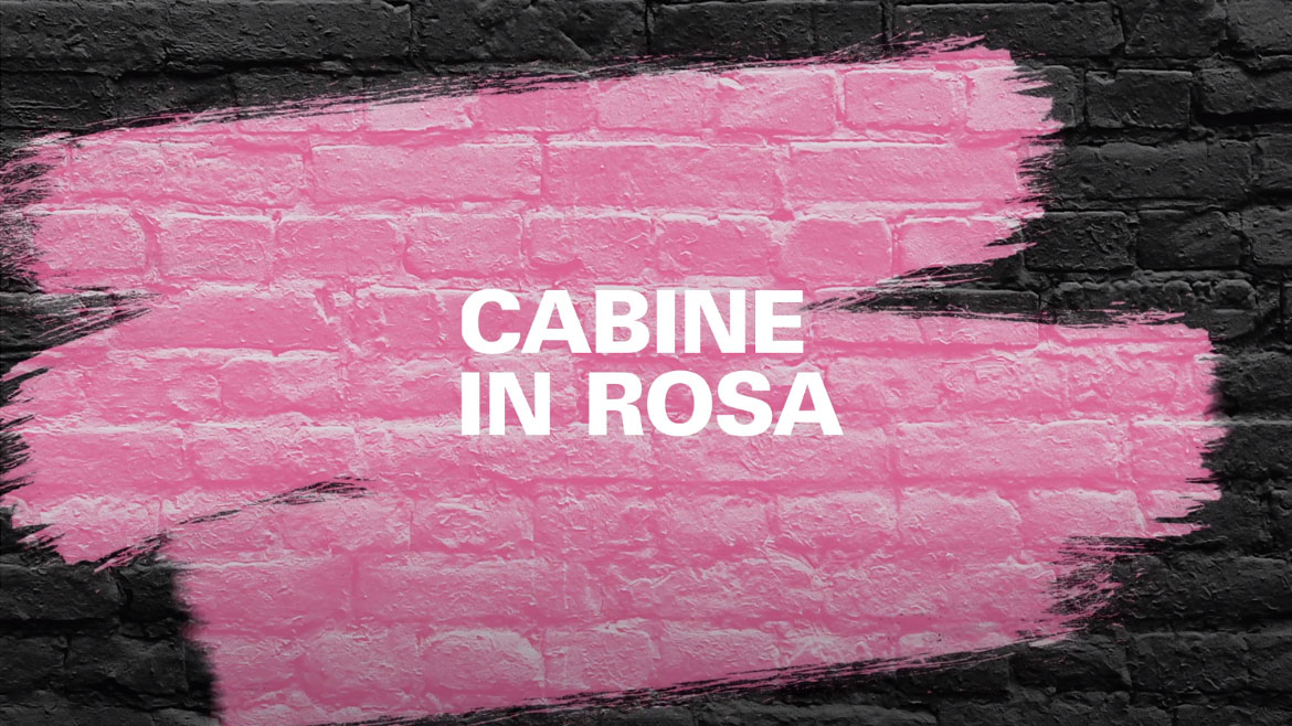Fotogramma iniziale del video sulle cabine elettriche di e-distribuzione pitturate per il Giro d'Italia
